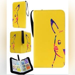 Pokémon trading card binder featuring Pikachu